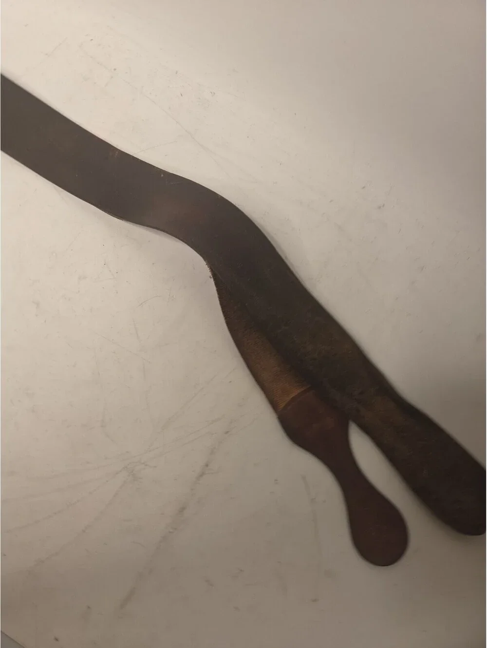 Antique Leather Razor Honing Strap Strop  Barbers Razor Sharpener G.N.W. Wilson
